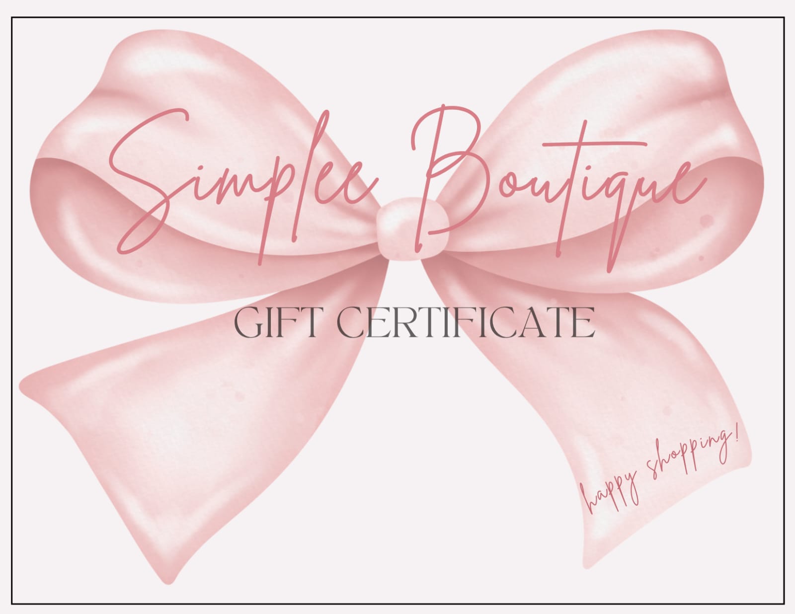 Simplee Boutique Gift Card